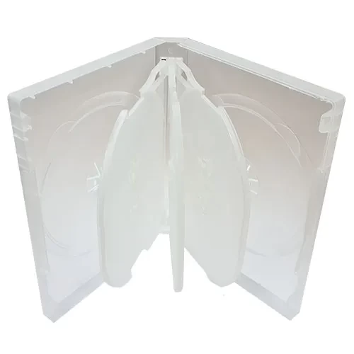 8-Way Frosty Clear 27mm DVD Case